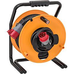 Enrouleur de câble électrique Maxi Garant 28,5m+1,5m avec prolongateur et fiche CEE 32A/415V