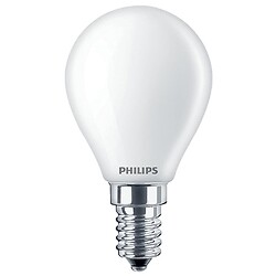 Lampe LED lustre P45 dépoli