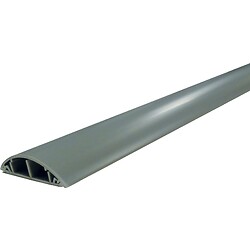 Passage de plancher intérieur PVC gris 2 câbles Ø12 mm longueur 2 mètres