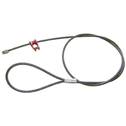 Elingue câble acier spéciale, Elingue grelin galvanisée, Elingue cable  anti-fouet
