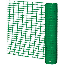 Barrière de signalisation plastique verte 1mx50m