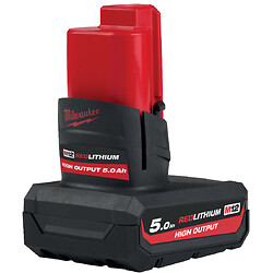 Batterie 12V 5,0Ah Red Lithium HIGH OUTPUT - système M12 - M12 B5
