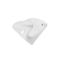 Patère aluminium - type 2142 - finition laqué blanc RAL 9010