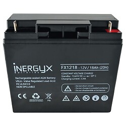Batterie rechargeable VRLA 12V / 18 Ah - Bac FR UL94 V-0 - 181 x 77 x 167 mm