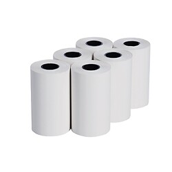 Papier thermique de rechange pour imprimantes (6 rouleaux)