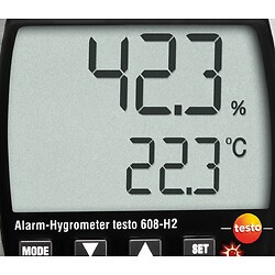 Afficheur de température/humidité avec alarme testo 606H2