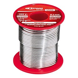 Soudure fil étain sans plomb bobine 500 g Ø fil 2 mm tous usages