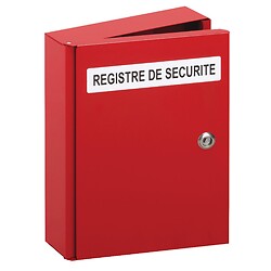 Coffret métallique pour registre de sécurité 