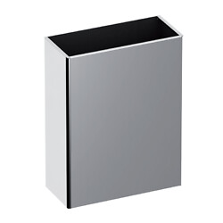 Poubelle rectangulaire murale 25 litres inox 304 satiné
