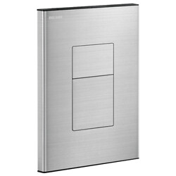 Plaque inox satiné pour tempoflux 3 WC encastré ab