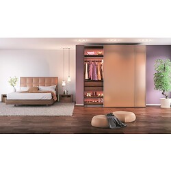 Garniture pour ferrure de portes coulissantes de meuble Combino 65H FS