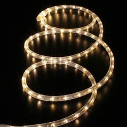 Cordon LED Rope 44 m Ø13 mm 30 LED/m blanc chaud fixe 4,8 W/m 230 V IP44