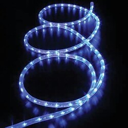 Cordon LED Rope 44 m Ø13 mm 30 LED/m bleu fixe 4,8 W/m 230 V IP44