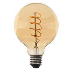 Lampe LED globe vintage à filament spirale E27