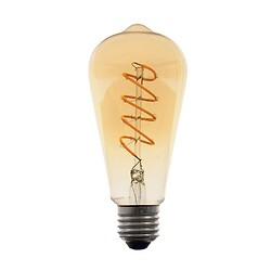 Lampe LED vintage à filament spirale ST64