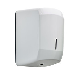 Distributeur mural d'essuie-mains à dévidage central Clara - 450 formats - blanc 9016