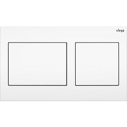 Plaque de commande de WC Visign for Style 21 pour réservoir Prevista 8611.1 - blanc alpin