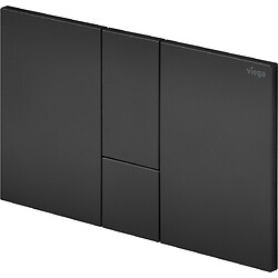 Plaque de commande de WC Visign for Style 24 pour réservoir Prevista 8614.1 - noir mat