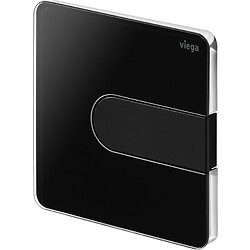 Plaque de commande d'urinoir plastique Visign for Style 23 pour système de chasse Prevista 8613.2 - noir mat