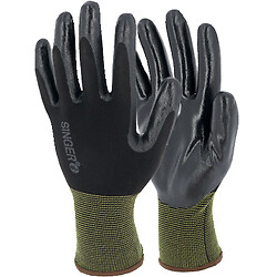 Gants polyamide enduction nitrile sur paume taille 10
