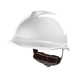 Casque V-Gard 520 non ventilé, blanc, Fas-Trac III PVC