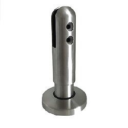 Pied renforcé réglable 90-130 mm en acier inoxydable pour cabines sanitaires épaisseur 10 mm - 2 pièces