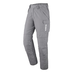 Pantalon multiriques poches genoux ATEX260-9095 gris acier