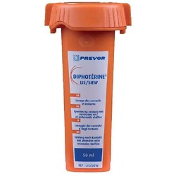 Lave-œil individuel diphotérine 50ml - boîte de 10 flacons