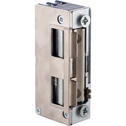 Gâche électrique série 5 LG symétrique à encastrer 16mm 4800 N à émission Décondamnation manuelle 10-24V