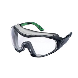 Lunettes-masque incolore gris métal 6X1 CLEAR PLUS