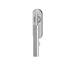 Levier de fenêtre Ontario EF644 rosace ovale, verrouillable avec clef