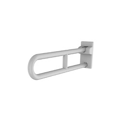 Barre relevable ø34 -aluminium gainé ABS antibactérien blanc longueur 850 mm
