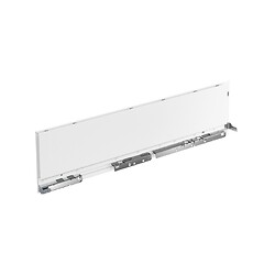 Profil de côté pour tiroir simple AvanTech YOU, hauteur 139 mm, finition blanc
