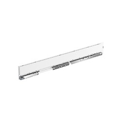 Profil de côté pour tiroir sous four AvanTech YOU, hauteur 77 mm, finition blanc