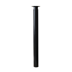 Pied Zoom Ø50-60 H.700mm à 1100mm réglable par vissage noir