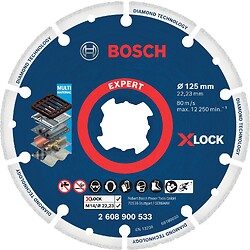 Disque à tronçonner diamant Xlock Expert pour le métal diamètre 125 mm