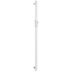 Barre de douche Be-Line® avec support douchette - Ø 35 mm et hauteur 1050 mm - aluminium blanc