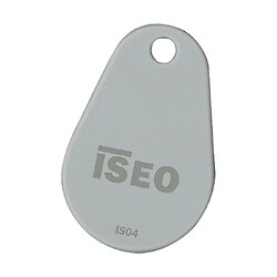 Badge porte-clés Iseo Mifare + Identité 4K en sachet de 10