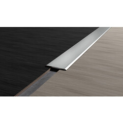 Seuils extra-plats fixation butyle, largeur 40 mm, longueur 2700 mm, finition aluminium anodisé naturel