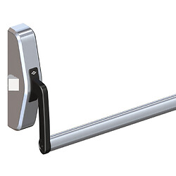 Serrure antipanique série 89 Design 1 point latéral gris aluminium
