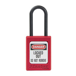 Cadenas Zenex Rouge - S32 Anse en nylon - Clé différente - Sans Retenue de clé