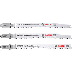 Kit 30 lames scie sauteuse Expert Sans éclat Bois dur 117mm 20xT308BF, 10xT308BFP