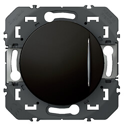 Interrupteur ou va-et-vient avec voyant lumineux dooxie 10AX 250 V noir