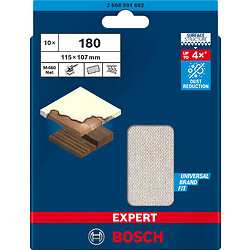 100 feuilles abrasives Expert M480 115x107mm, G180