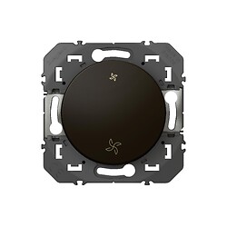 Interrupteur commande VMC dooxie noir