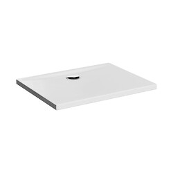 Receveur Lagoon ultra plat en céramique, 90x70 cm, blanc