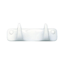 Crochet double en porcelaine blanc