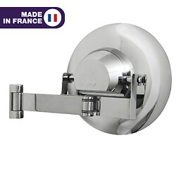 Miroir Cosmos lumineux chromé bras plat