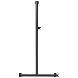 Barre de douche en T ou L Metis gris anthracite