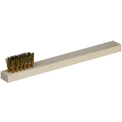 Brosse à bougie en laiton souple 20 mm - L200 mm